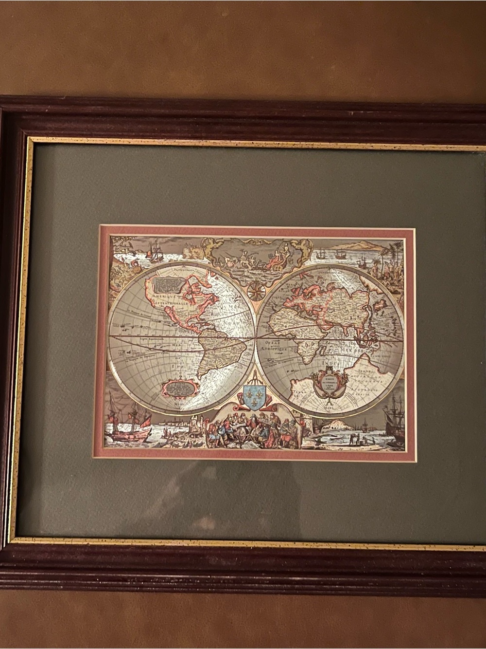 Ant Reproduction World Map Nova Totius Terrarium Orbis Atlas Map 1600-1699